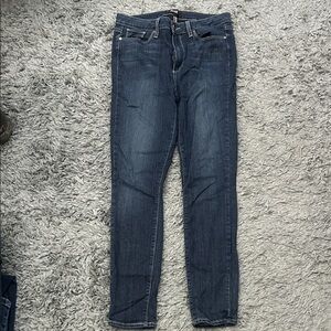 PAIGE Dark Blue Skinny Jeans